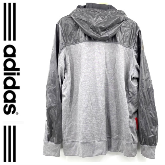 💕SALE💕 Adidas Gray Ross Team Issue Jacket - Picture 2 of 9